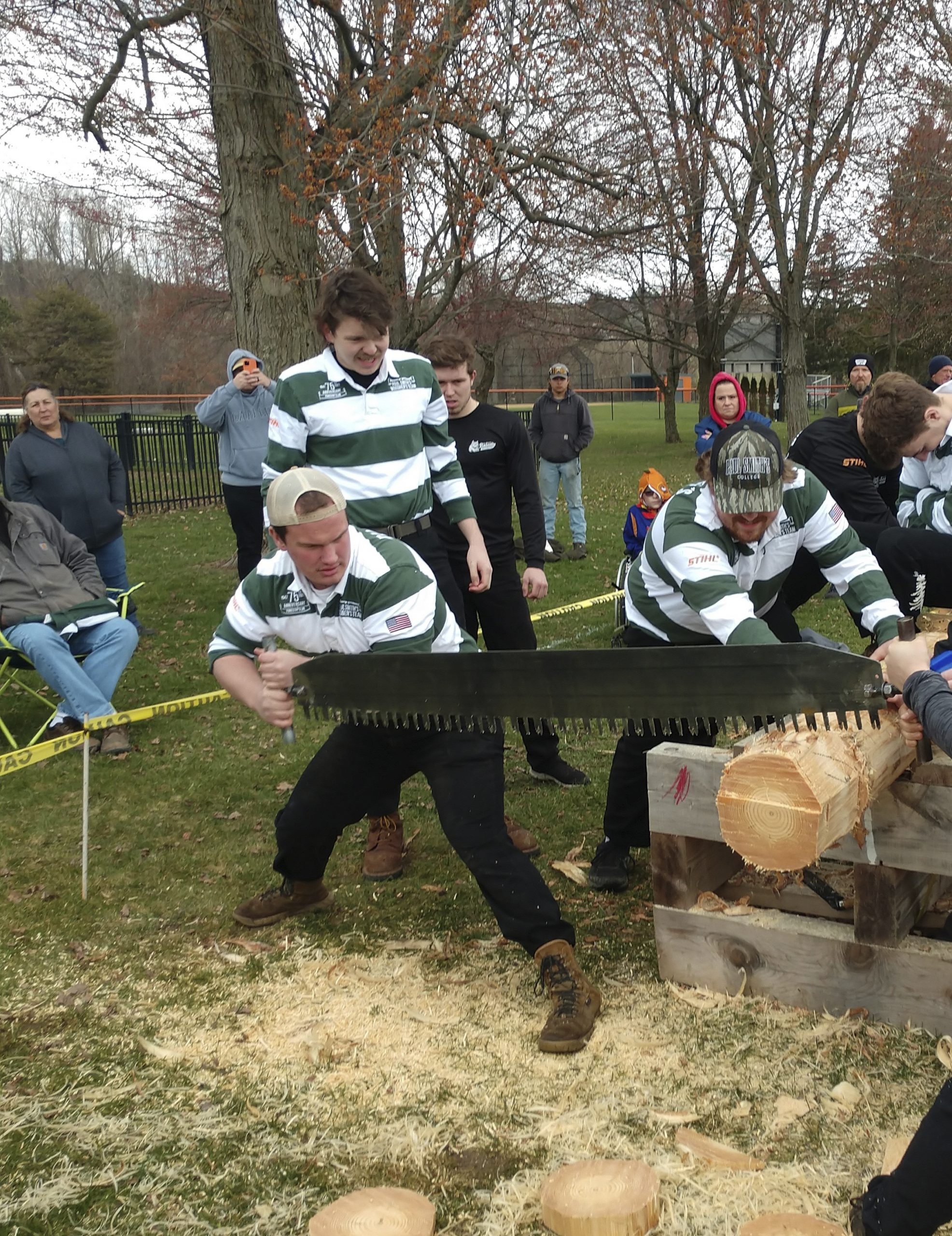Paul Smith’s woodsmen’s team competes in Cobleskill News, Sports